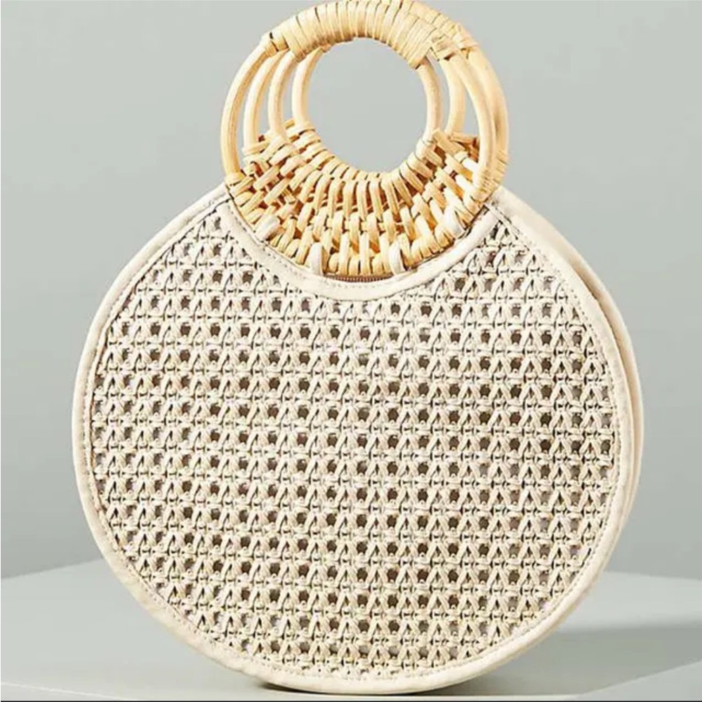 Elegant Cream Circle Bag